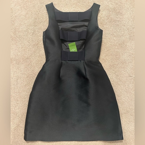 NWT black Kate Spade cocktail dress - Picture 2 of 6